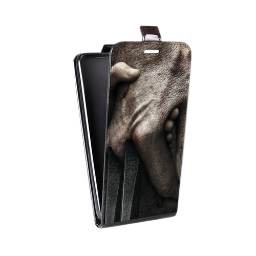 Дизайнерский вертикальный чехол-книжка для Samsung Galaxy Grand Логан