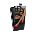 Дизайнерский вертикальный чехол-книжка для HTC Desire 530 Блудливая калифорния
