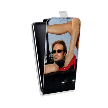 Дизайнерский вертикальный чехол-книжка для Sony Xperia E5 Блудливая калифорния (на заказ)