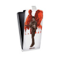 Дизайнерский вертикальный чехол-книжка для Alcatel One Touch Hero Ходячие Мертвецы