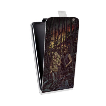 Дизайнерский вертикальный чехол-книжка для OPPO F5 Ходячие Мертвецы (на заказ)