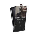 Дизайнерский вертикальный чехол-книжка для OnePlus 8T Американская История Ужасов