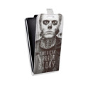 Дизайнерский вертикальный чехол-книжка для HTC Desire 516 Американская История Ужасов