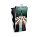 Дизайнерский вертикальный чехол-книжка для HTC Desire 12 Американская История Ужасов