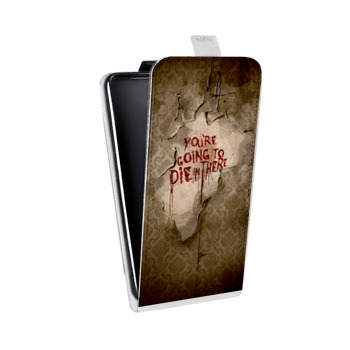 Дизайнерский вертикальный чехол-книжка для Samsung Galaxy Note 2 Американская История Ужасов (на заказ)