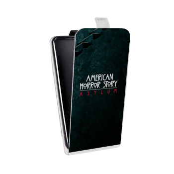 Дизайнерский вертикальный чехол-книжка для Huawei P10 Американская История Ужасов (на заказ)