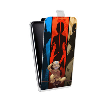 Дизайнерский вертикальный чехол-книжка для Sony Xperia E5 Аватар (на заказ)