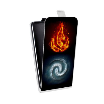 Дизайнерский вертикальный чехол-книжка для Samsung Galaxy Core Lite Аватар (на заказ)