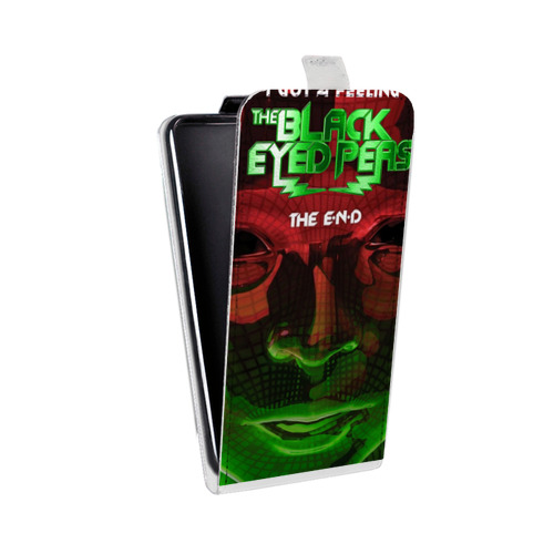 Дизайнерский вертикальный чехол-книжка для HTC Desire 601 Black Eyed Peas