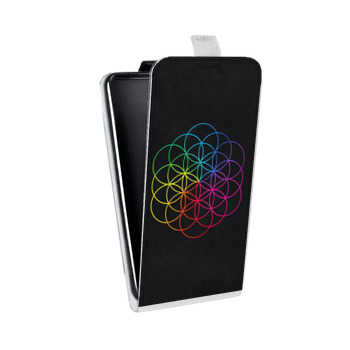 Дизайнерский вертикальный чехол-книжка для Samsung Galaxy S6 Edge Coldplay (на заказ)