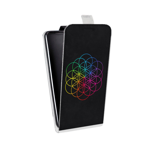 Дизайнерский вертикальный чехол-книжка для HTC Desire 601 Coldplay