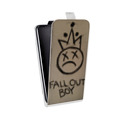 Дизайнерский вертикальный чехол-книжка для ZTE Blade V8 Fall Out Boy