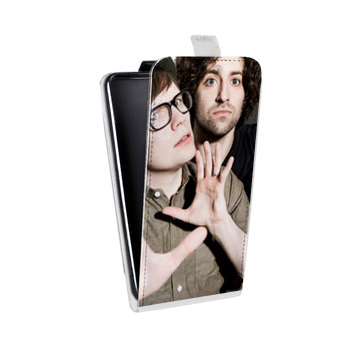 Дизайнерский вертикальный чехол-книжка для Samsung Galaxy S6 Edge Fall Out Boy (на заказ)