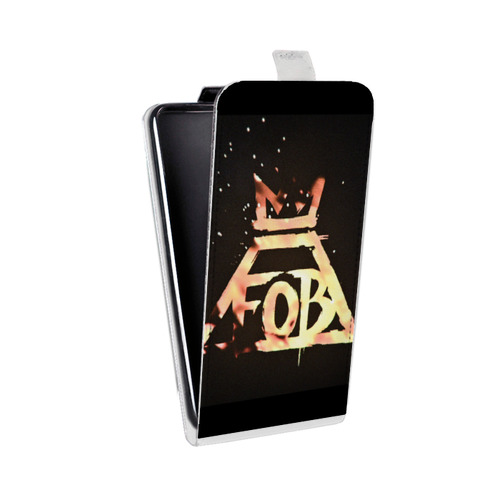 Дизайнерский вертикальный чехол-книжка для Lenovo Moto G5 Fall Out Boy