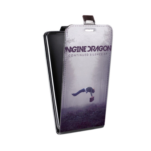 Дизайнерский вертикальный чехол-книжка для HTC Desire 601 Imagine Dragons