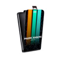 Дизайнерский вертикальный чехол-книжка для LG G7 Fit Imagine Dragons