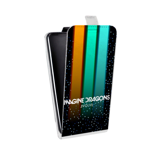 Дизайнерский вертикальный чехол-книжка для Lenovo Moto G5 Imagine Dragons