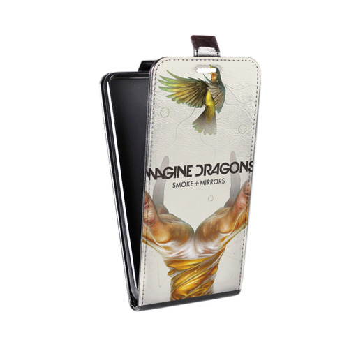 Дизайнерский вертикальный чехол-книжка для Huawei Mate 10 Imagine Dragons