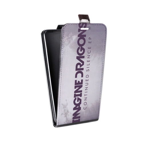 Дизайнерский вертикальный чехол-книжка для Asus ZenFone Live Imagine Dragons
