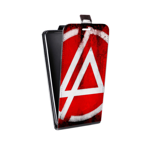Дизайнерский вертикальный чехол-книжка для Alcatel One Touch POP 3 5 Linkin Park