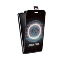 Дизайнерский вертикальный чехол-книжка для Iphone 5c Linkin Park