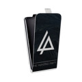 Дизайнерский вертикальный чехол-книжка для HTC Desire 400 Linkin Park