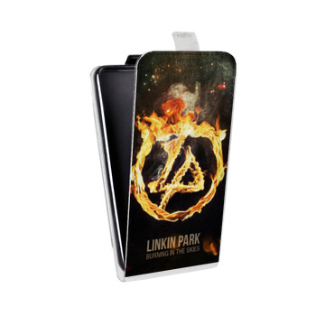 Дизайнерский вертикальный чехол-книжка для Realme 6 Linkin Park (на заказ)