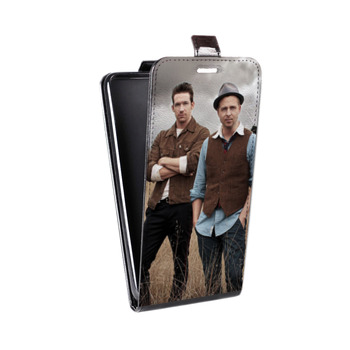 Дизайнерский вертикальный чехол-книжка для Iphone 7 OneRepublic (на заказ)