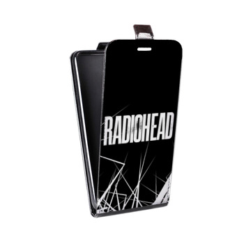 Дизайнерский вертикальный чехол-книжка для Samsung Galaxy S5 (Duos) RadioHead (на заказ)