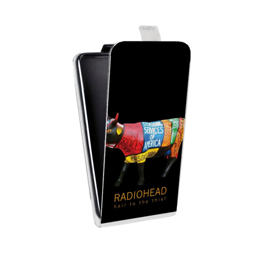 Дизайнерский вертикальный чехол-книжка для Xiaomi Mi Note RadioHead