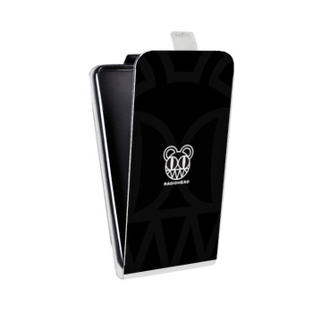 Дизайнерский вертикальный чехол-книжка для Samsung Galaxy Core Lite RadioHead (на заказ)