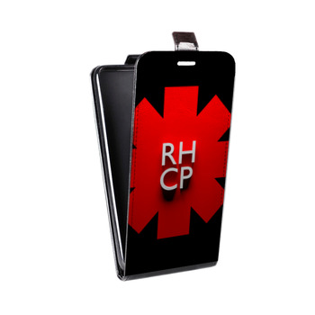 Дизайнерский вертикальный чехол-книжка для Iphone 7 Red Hot Chili Peppers (на заказ)