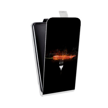 Дизайнерский вертикальный чехол-книжка для Xiaomi RedMi Note 5 Pro Red Hot Chili Peppers (на заказ)