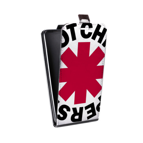 Дизайнерский вертикальный чехол-книжка для LG G4 Stylus Red Hot Chili Peppers