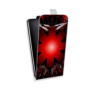 Дизайнерский вертикальный чехол-книжка для Xiaomi RedMi Note 5 Pro Red Hot Chili Peppers (на заказ)