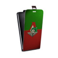 Дизайнерский вертикальный чехол-книжка для Alcatel One Touch Idol Ultra Локомотив