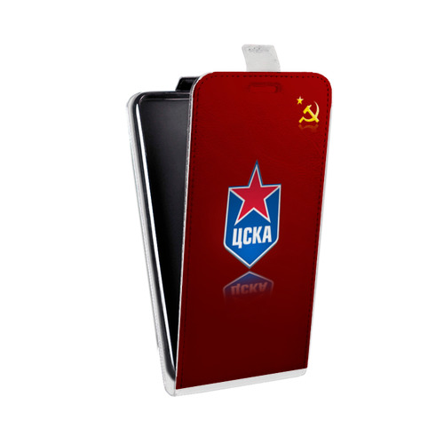 Дизайнерский вертикальный чехол-книжка для Huawei Honor 10i ЦСКА
