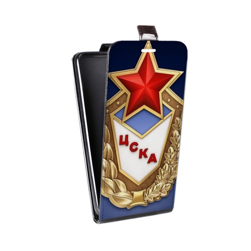 Дизайнерский вертикальный чехол-книжка для Lenovo K6 ЦСКА