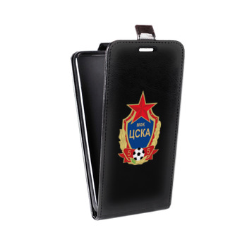 Дизайнерский вертикальный чехол-книжка для Alcatel One Touch Pop D5 ЦСКА (на заказ)