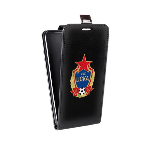Дизайнерский вертикальный чехол-книжка для Huawei G8 ЦСКА