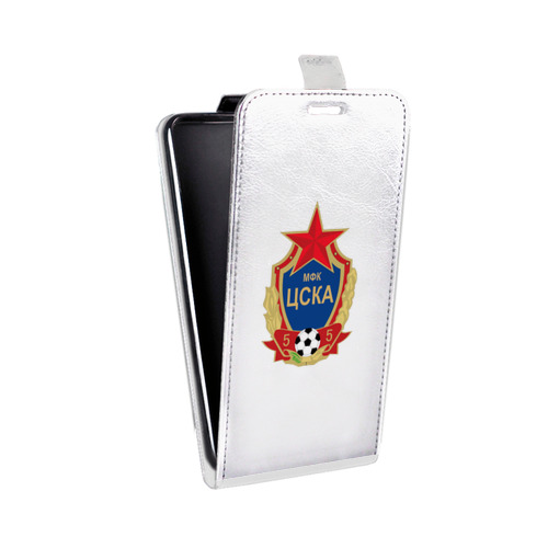 Дизайнерский вертикальный чехол-книжка для LG Optimus G2 mini ЦСКА