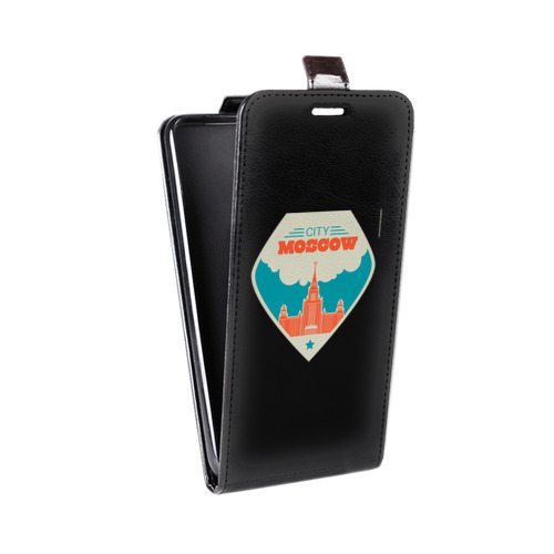 Дизайнерский вертикальный чехол-книжка для Iphone 5c Москва