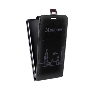 Дизайнерский вертикальный чехол-книжка для Huawei Honor 7A Pro Москва (на заказ)