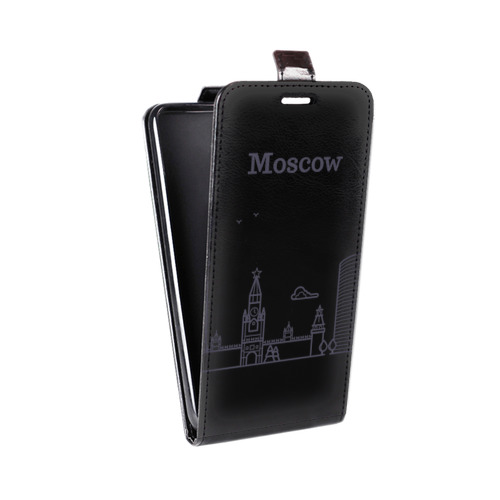 Дизайнерский вертикальный чехол-книжка для HTC Desire 530 Москва