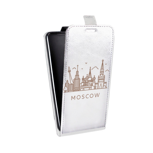 Дизайнерский вертикальный чехол-книжка для Xiaomi Mi4S Москва