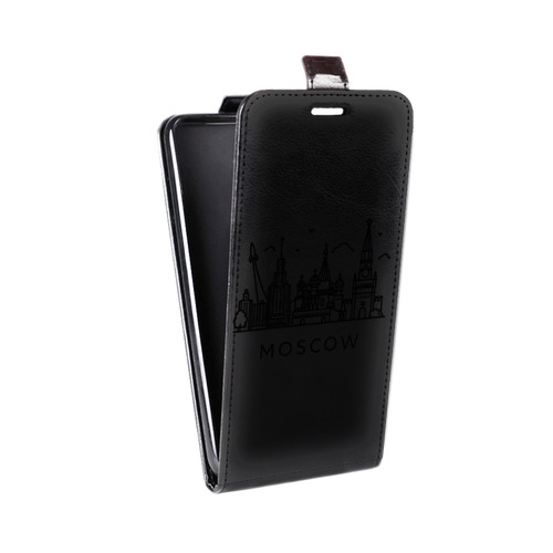 Дизайнерский вертикальный чехол-книжка для Huawei Honor 6 Plus Москва