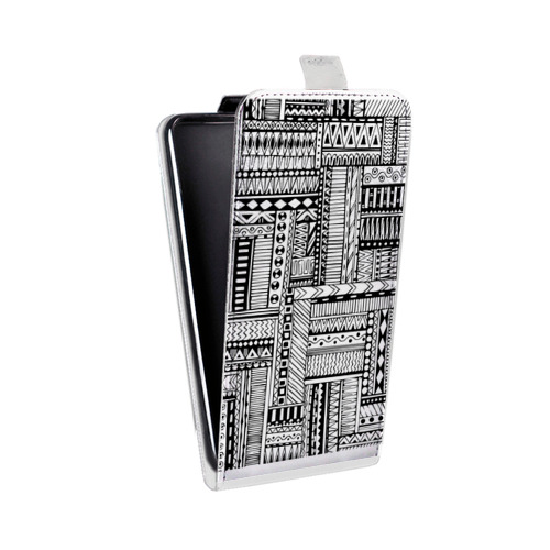 Дизайнерский вертикальный чехол-книжка для Huawei G8 Абстракции