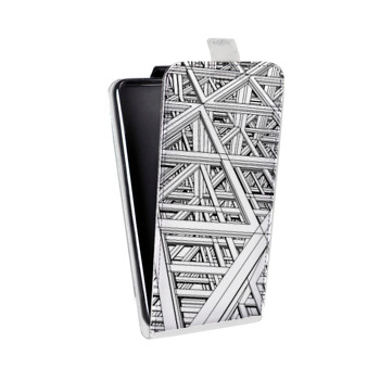 Дизайнерский вертикальный чехол-книжка для Samsung Galaxy A5 (2016) Абстракции (на заказ)