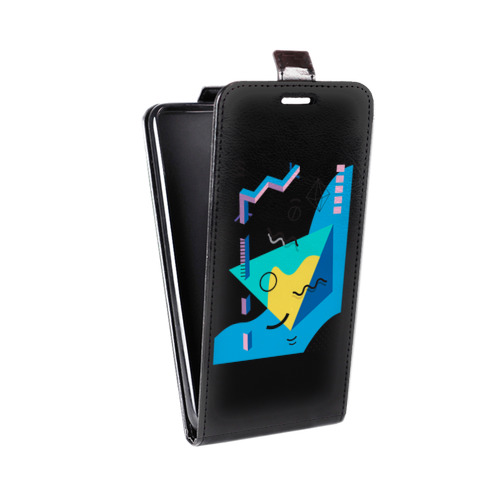 Дизайнерский вертикальный чехол-книжка для LG Optimus G2 mini Абстракции 3