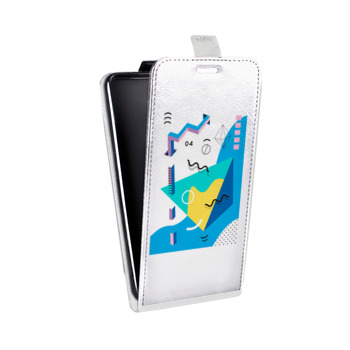 Дизайнерский вертикальный чехол-книжка для HTC U12 Plus Абстракции 3 (на заказ)